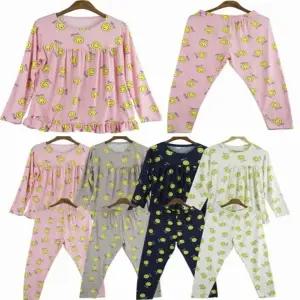 프릴 실내복 여자 홈웨어 상하의세트 겨울내복 긴팔