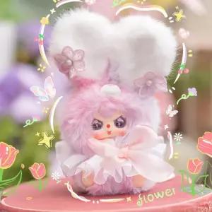 (8개 풀박스) 베이비쓰리 꽃요정 인형 키링 랜덤박스 플라워 페어리 미니 토끼 버니 래빗