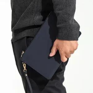 모아베르 가죽 클러치백 맨스백 파우치 손가방