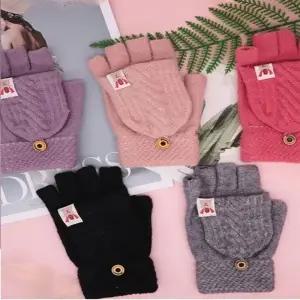 장갑 니트 여자장갑 벙어리 손가락 보온 오픈 겨울