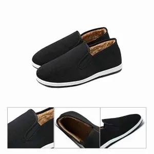 겨울 안감 털신발 슬립온 단화 남자 방한 기모 운동화