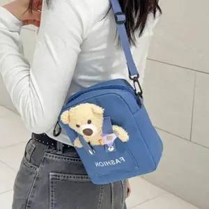 곰돌이 스타일 캐주얼 학생 디자인 인형 포인트 가방