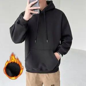 안감 공용 남녀 겨울 기모 티셔츠 후드 무지 베이직