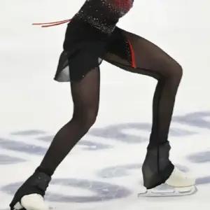 피겨 검정 의상 하의 XXXS 팬츠 트레이닝 체조