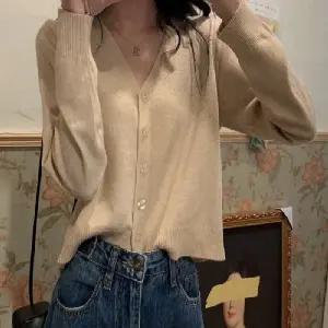 여성숏가디건 얇은가디건 V넥가디건 가을 루즈핏 정장 사무실 하객룩