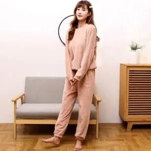 여성 수면 잠옷 상하의세트 극세사 따뜻한잠옷 홈웨어
