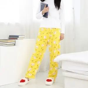 남여공용 극세사 수면바지(러블리캣)
