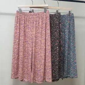 국산 면 여성 홈웨어 7부바지