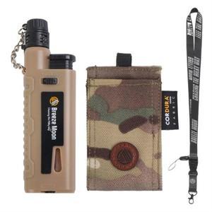 브리즈문 캠핑 슬라이드 가스 토치 터보 미니 라이터 + 토치케이스 랜야드 풀세트