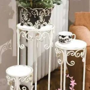 빈티지 화분선반 철제 진열대 화분다이 식물 받침대 3개