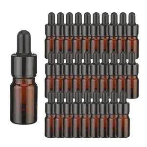 향수용기 블랙유광 뚜껑 스포이드 브라운 공병 5ml 30 WEE6DEB