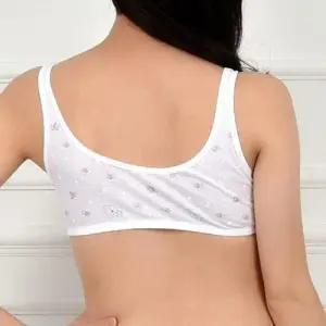 주니어 1단계 초등 여아 어린이 속옷 스포츠 브라 WEE8D6D