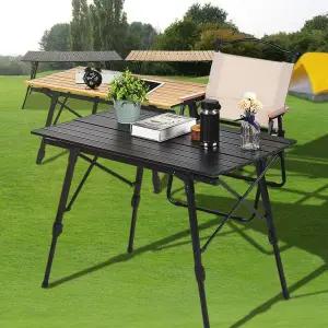 접이식세트테라스철제 야외옥상발코니간이 피크닉높이조절베란다 차박조리대