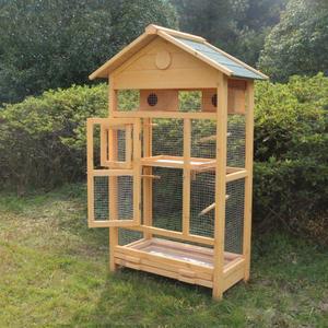 앵무새 새장 야외 케이지 스텐새장 바퀴달린 가정용 비둘기집 놀이터 small1 야외새장