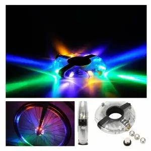 고휘도 방수 자전거 허브 라이트