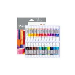 [셀러에이드]아크릴물감 12ml 24색 전문가용아크릴물감 쉴드물감 조소냐물감