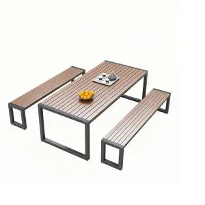 야외 테이블 벤치 바베큐 카페 테라스 빈티지 마루 발코니정원 야외테이블