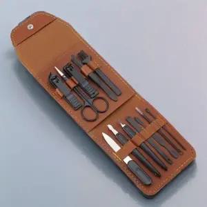 ( )휴대 파우치 손톱 발톱 깎이 스텐 가족 손톱깎이 세트 손톱깍이 관리 귀후비개 휴대용