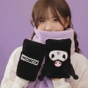 ( )크로미 포켓목도리 캐릭터목도리 포켓머플러 넥워머 유아 목도리 세트 용품 방한 장갑 여성 일체형 목토