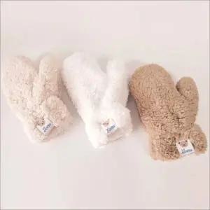 뽀글이장갑 후리스 인조양털 겨울 퍼 벙어리장갑 부들