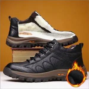 남자운동화 기모 트레킹화 겨울 등산 스포츠 워킹화 2색