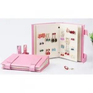 [골드스마일]핑크돼지 귀걸이다이어리수납 귀걸이보관함 반지보