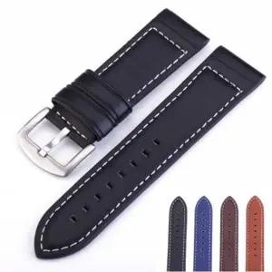 [셀러에이드]가죽 실버버클 4color 실버버클시계밴드 시