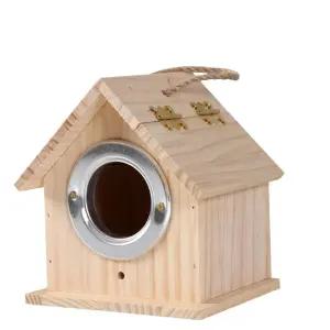 야외 새집 둥지 나무새집 앵무새집 키우기 놀이터 나무집 참새 앵무 새장