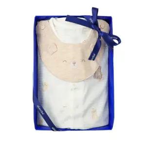 [압소바](김해점)(압소바26년 S/S 말띠 임신출산백일돌축하선물)새싹곰 오가닉 우주복(턱받이포함) A111...