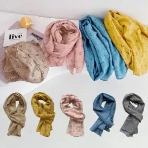 큰손 스마일스카프 가을 환절기 간절기 선물 패션 여성 목수건 봄