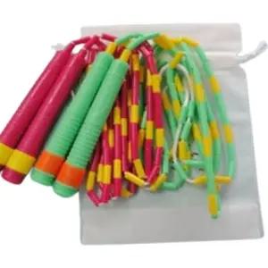 L15 줄넘기 학교 체육 운동회 짝줄 구슬 2p 단체줄넘