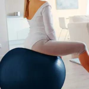 L07 짐볼 블루 인디고 75cm 코어 홈트 맛사지 요가 홈