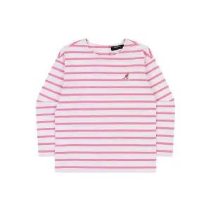 [캉골키즈]스트라이프 롱 슬리브 티셔츠 SA 0003 핑크