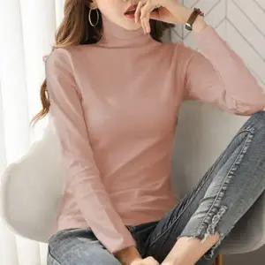 기모 폴라 목티 티셔츠 무지 터틀넥 이너 베이직 기본