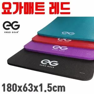 레드 요가매트15MM 요가 1.5cm 운동 요