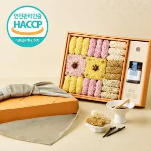 [웰굿]HACCP 강릉 명품 수제전통한과 조청 2단 선물세트(840g)