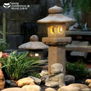 야외 석등 화단 조경석 정원꾸미기 대형 조형물 유선