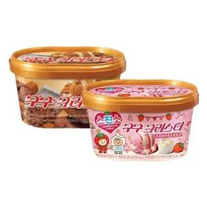 구구크러스터 스트로베리 크림치즈x1+구구크러스트홈x1