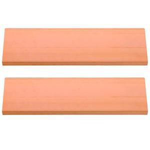SEUNMUK 2팩 6인치 x 2인치 1/4인치 구리 플랫 바, DIY용 C110 솔리드 바 재고, 보석 수리 제작