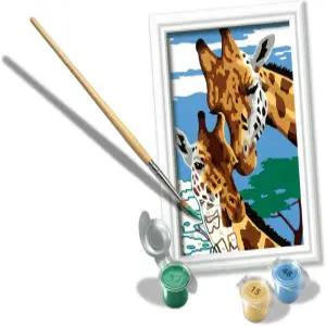 레이븐스버거 귀여운 기린 그림 - 용 숫자 키트 23615 7세 이상을 위한 미술 및 공예품 그리기