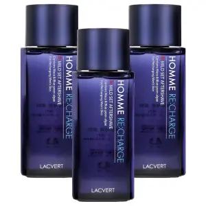 라끄베르 옴므 데일리 옴므 리차지 마일드 셋 애프터쉐이브 185ml 3개