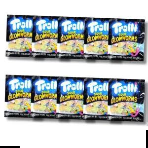 신젤리 트롤리사우어구미캔디 그로우웜즈 10g 10개