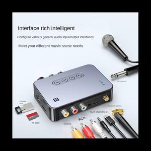 다기능 수신기 송신기 NFC 블루투스 오디오 어댑터 5.1 TF 카드 지원 U 디스크