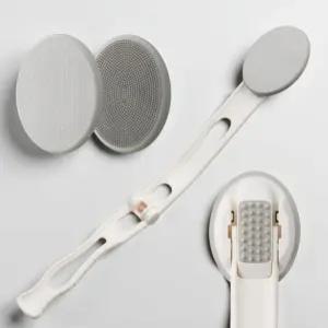 등 로션 바르는 도구 바디 케어 등관리 혼자 바르는 도구 접이식 아이보리