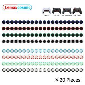 [호환품]소니호환 플레이스테이션 듀얼센스 듀얼쇼크 4 5 PS4 PS5용 실리콘 조이스틱 그립 캡 컨트롤러 썸