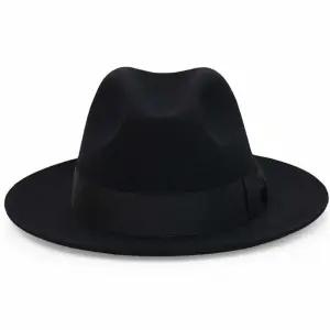 남성페레모 영국신사 복고풍 블랙 검정색 페도라 신사 중절모