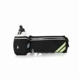 블랙 벨트 물병 지퍼수납 스포츠 홀더형