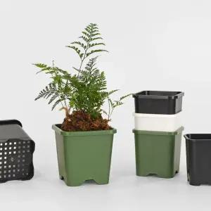 스택 화분 플라스틱 미니 다육 사각 인테리어 화분