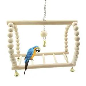 앵무새 횟대 그네 놀이터 장난감