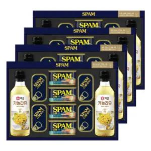 CJ선물세트 스팸 스마일호 4세트 +쇼핑백